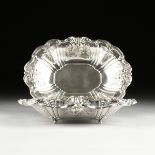 A PAIR OF REED & BARTON STERLING SILVER OVAL FOOTED SERVING DISHES IN THE "FRANCIS I" PATTERN,