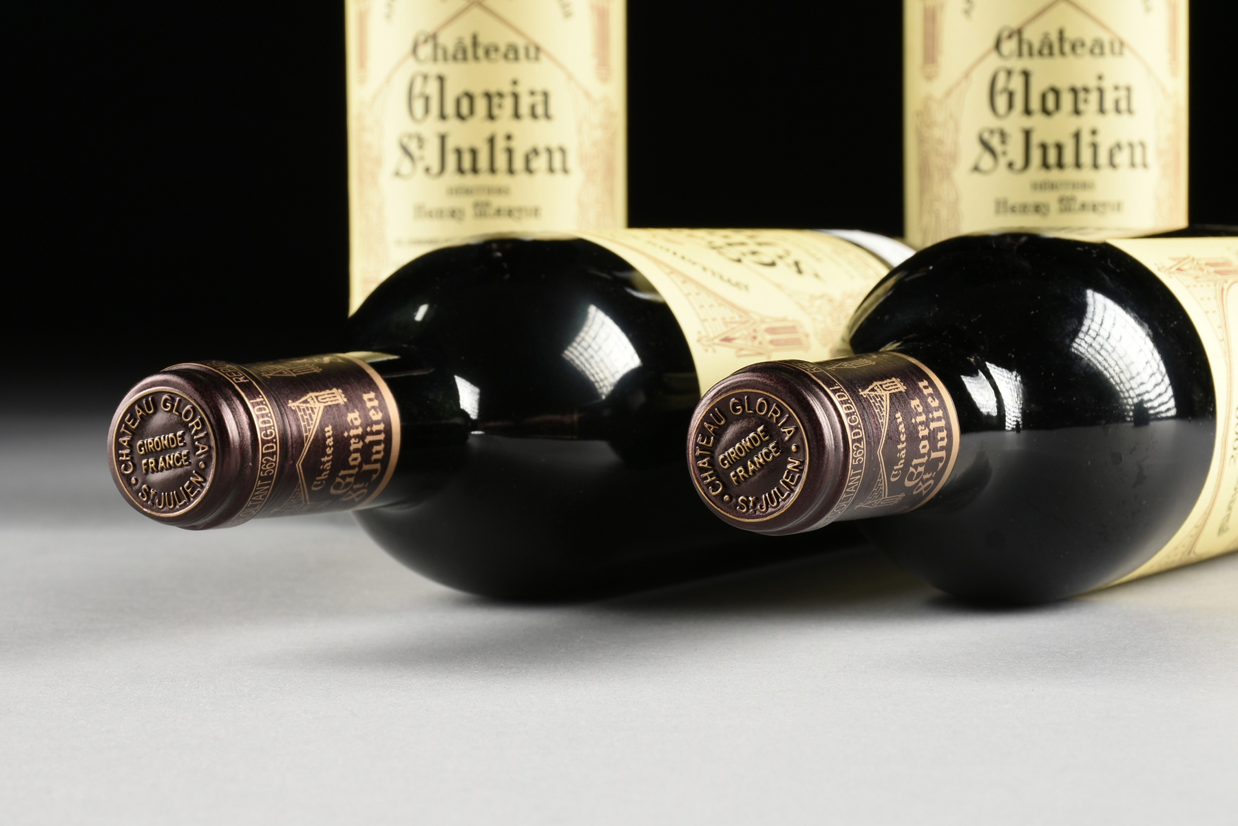 FOUR BOTTLES OF 2000 CHATEAU GLORIA ST. JULIEN, BORDEAUX BLEND, FRANCE, 750ml bottles. Condition: - Image 8 of 9