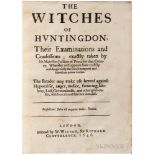 Davenport, John (fl. circa 1646) The Witches of Huntingdon, their Examinations and Confessions;