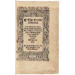 Boemus, Johann (c. 1485-1535) The Fardle of Facions, Conteining the Aunciente Maners, Customes,