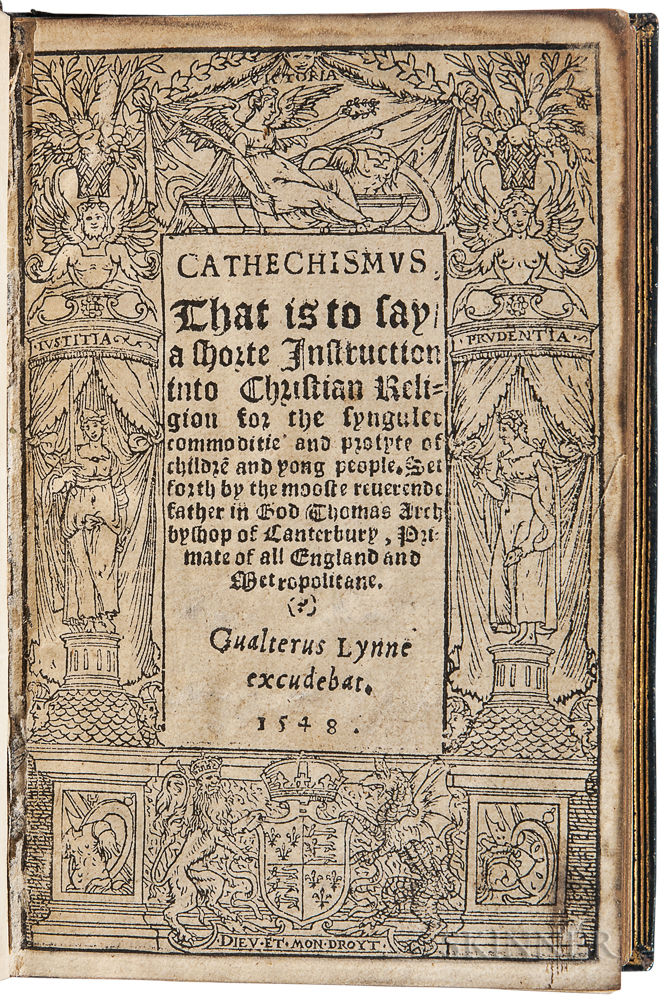 Cranmer, Thomas (1489-1556) Catechismus, That is to Say, a Shorte Instruction into Christian