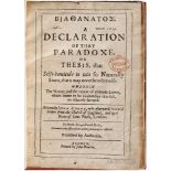 Donne, John (1572-1631) Biathanatos. A Declaration of that Paradoxe, or Thesis, that Selfe-