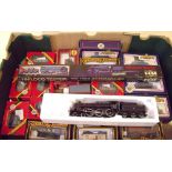 A HM Loco Tester, one locomotive and sixteen boxed wagons