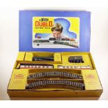 A Hornby Dublo train electric passenger train gift set EDP15 with Silver King engine - boxed