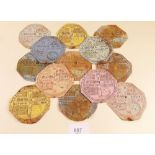 A quantity of 1920's and 1930's tax discs