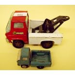 Two Marx tin plate trucks circa 50's/60's