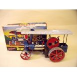 A Wilesco steam traction engine D40 - boxed