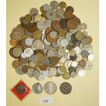 A quantity of world coins from 19th and 20th century - some silver content, countries include: