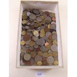 A quantity of world coins from 19th, 20th and 21st century. Country examples include: Austria,