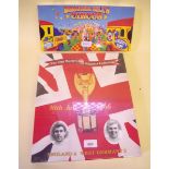 An Oxford die cast 1966 World Cup Winners Collection, sealed and 'Broncho Bills Circus' set