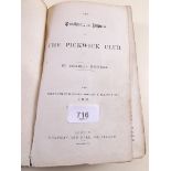 A First Edition copy of The Pickwick Club by Charles Dickens - 1837