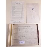 A WWI RAF logbook for a Sopwith 'Snipe' No F2392, built at Kingston upon Thames 1918