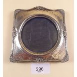 A silver photograph frame 12 x 11cm Birmingham 1900