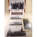 A group of military regimental photographs from Royal Military Academy etc