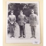 A photograph of George V, Edward VIII and George VI posed together