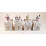 Four Border Fine Arts Brambly Hedge figures including Bride and Groom, Lady Woodmouse, Lord