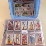 A collection of cigarette cards