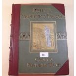 Dante's Purgatorio and Paradiso - illustrated by Gustav Dore c.1880. Half modern leather with