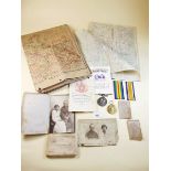 A WW1 medal and a Victory medal named to '269278. 2 CPL H.H. Hallett. RE' - in original boxes of