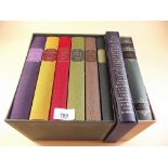 A Folio Society set of books by Thomas Hardy plus two other Folio Society books