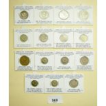 A quantity of approx 15 Russian coins, Soviet Union issue - all presented encased envelopes with