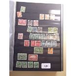 Stamps - a red stockbook of stamps from Canada (Victoria 1970's) and some FDC's