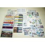 Stamps - GB Decimal P Packs (73) together with a quantity of loose unmounted mint commems - total