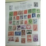 Stamps - a Strand stamp album of all world defins and commems, mint and used, mostly of 20th century