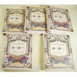 Stamps - a box of five Stanley Gibbons Prince Charles and Lady Diana Royal Wedding stamp albums of