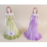 Two Royal Doulton figures - boxed, from the Gemstone Collection