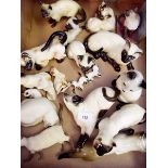 Various Siamese Cat ornaments