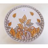 A Crown Ducal Charlotte Rhead style charger