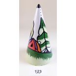 A Lorna Bailey conical sugar shaker