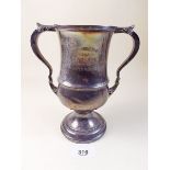 A silver two handed trophy cup, Birmingham 1931 - 295g