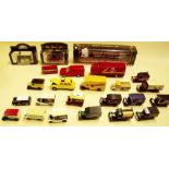 A group of twenty four model die cast cars - mostly advertising, plus an Eddie Stobart lorry -