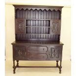 A Victorian oak Welsh dresser