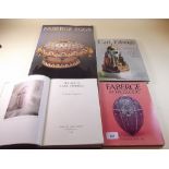 Four books on Faberge