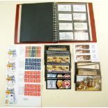 Stamps - an album of GB QEII stamp booklets (60+) and 20 larger booklets including the scarcer