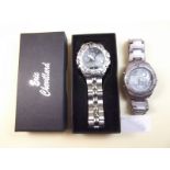 A Dual Time gents wrist watch and Eric Chevillard watch - boxed