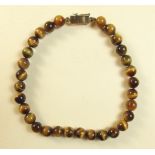 A tigers eye bracelet