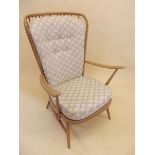 An Ercol stick back armchair