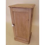 A pine pot cupboard