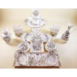 A quantity of Aynsley ornaments, cake stand etc - boxed