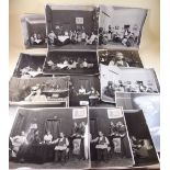 Thirteen Ivor Novello original stage prints from the play 'I Lived With You' by the Stage Photo