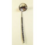 A Victorian silver toddy ladle by Chawner and Co, London 1863