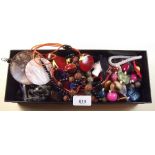 A box of costume jewellery