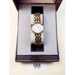 A Seiko ladies quartz wrist watch - boxed