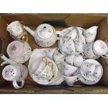 A Royal Albert 'Braemar' part tea service including teapot, cake plate and three cups and saucers