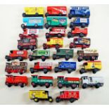 A group of twenty six various Corgi commercial vehicles including tankers, removal lorries etc