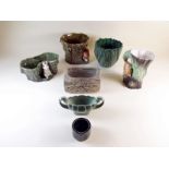 A group of Sylvac, Hornsey and Wade tree trunk ware etc